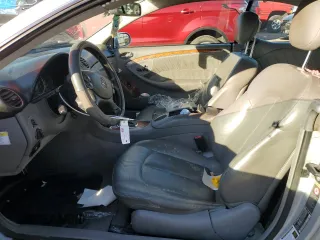 2006 Mercedes-Benz CLK 350 with VIN WDBTJ56J76F197762, listed as a Copart auction lot 77446264 with 153,813 mi miles and Salvage Title. Bid and sale history available at DreamBid. Image 7.