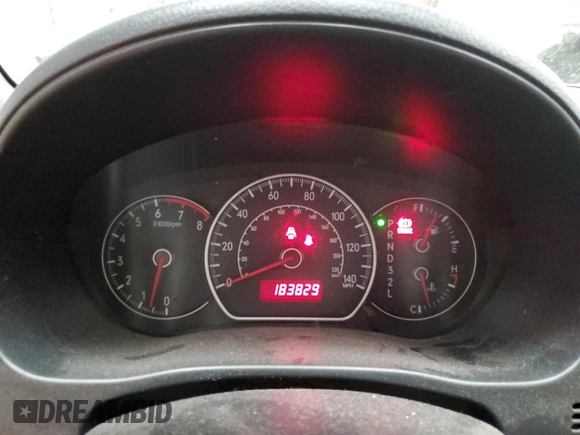 2008 Suzuki SX4 with VIN JS2YC412485105310, listed as a Copart auction lot 76792834 with 183,829 mi miles and Salvage Title. Bid and sale history available at carsss.com. Image 9.
