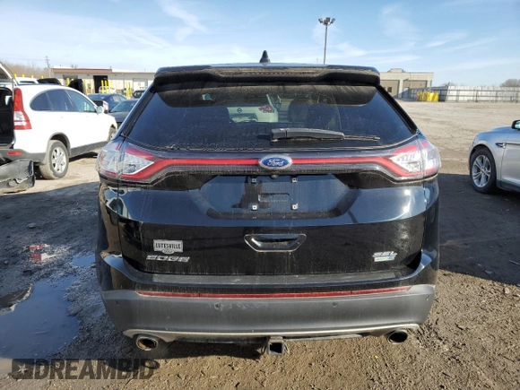2018 Ford Edge SEL with VIN 2FMPK4J92JBB29978, listed as a Copart auction lot 49971905 with 57,589 mi miles and Clean Title. Bid and sale history available at carsss.com. Image 6.