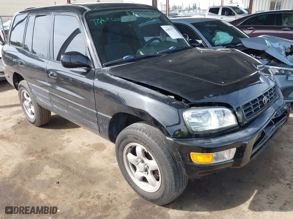1999 Toyota RAV4 with VIN JT3HP10V8X7122921, listed as a IAAI auction lot 41851777 with 158,226 mi miles. Bid and sale history available at carsss.com. Image 1.