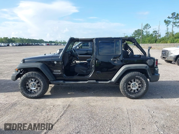 2016 Jeep Wrangler Unlimited Sport with VIN 1C4BJWDG6GL328550, listed as a IAAI auction lot 42741356 with 32,120 mi miles and . Bid and sale history available at DreamBid. Image 14.