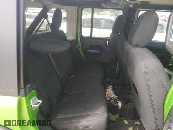 2020 Jeep Wrangler Unlimited Sport S с VIN 1C4HJXDN2LW113951, выставлен на аукционе Copart как лот 58082405 с пробегом 122 591 миль миль и Списание • Salvage title. История ставок и продаж доступна на DreamBid. Изображение 11.