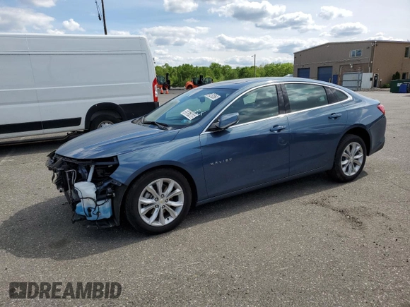 2024 Chevrolet Malibu LT with VIN 1G1ZD5ST0RF204297, listed as a Copart auction lot 55657665 with 28,853 mi miles and Clean Title. Bid and sale history available at DreamBid. Image 1.