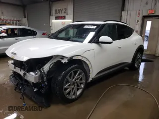 2024 Genesis GV60 Advanced with VIN KMUKCDSC0RU020119, listed as a Copart auction lot 87044574 with 4,058 mi miles and Salvage Title. Bid and sale history available at carsss.com. Image 1.