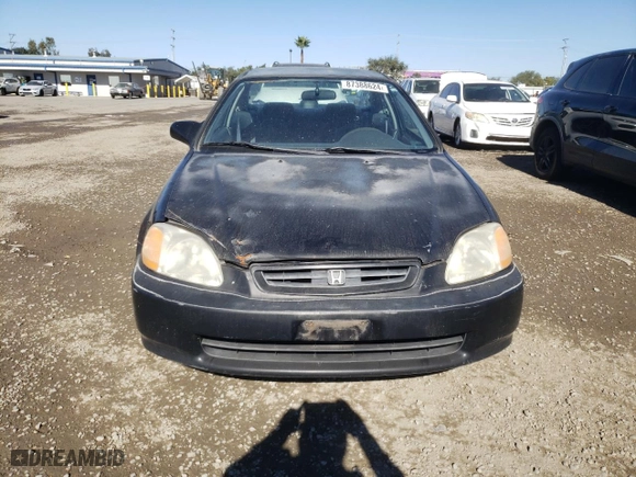 1996 Honda Civic DX with VIN 1HGEJ6224TL068696, listed as a Copart auction lot 87388624 with 235,974 mi miles and Salvage Title. Bid and sale history available at carsss.com. Image 5.