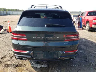 2021 Genesis GV80 with VIN KMUHCESC6MU073951, listed as a Copart auction lot 63617215 with 42,510 mi miles and Salvage title. Bid and sale history available at DreamBid. Image 6.