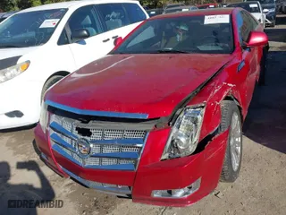 2011 Cadillac CTS Coupe Performance with VIN 1G6DJ1ED8B0154882, listed as a IAAI auction lot 40820898 with 1 mi miles. Bid and sale history available at carsss.com. Image 6.