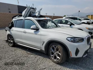 2022 BMW X3 sDrive30i with VIN 5UX43DP08N9K66809, listed as a Copart auction lot 55419525 with Not Provided miles and Salvage Title. Bid and sale history available at DreamBid. Image 4.