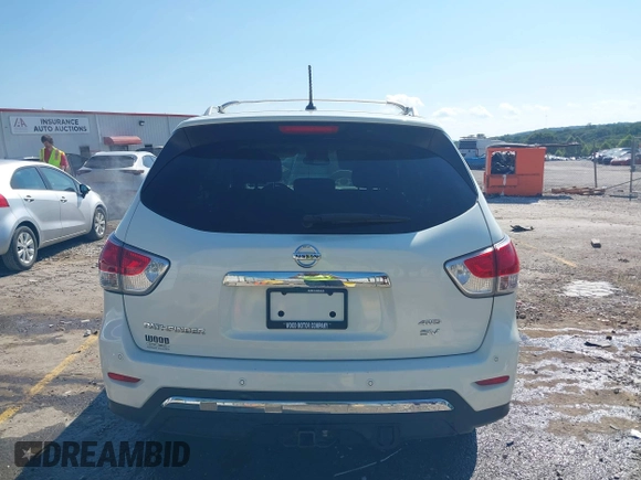 2016 Nissan Pathfinder SL with VIN 5N1AR2MM2GC630223, listed as a IAAI auction lot 42552737 with 89,332 mi miles and . Bid and sale history available at DreamBid. Image 16.