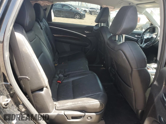 2017 Acura MDX with VIN 5FRYD4H3XHB020667, listed as a Copart auction lot 54732075 with 91,978 mi miles and Salvage title. Bid and sale history available at DreamBid. Image 11.
