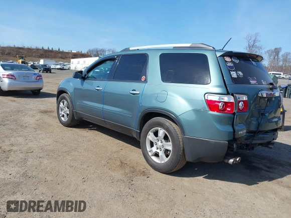 2010 GMC Acadia SL with VIN 1GKLVKED1AJ161009, listed as a IAAI auction lot 41784423 with 138,266 mi miles. Bid and sale history available at carsss.com. Image 3.