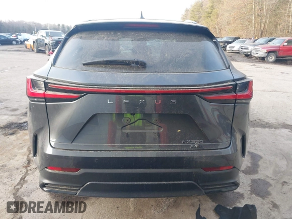 2022 Lexus NX with VIN 2T2GGCEZ4NC006265, listed as a IAAI auction lot 39411215 with 5,481 mi miles. Bid and sale history available at carsss.com. Image 17.