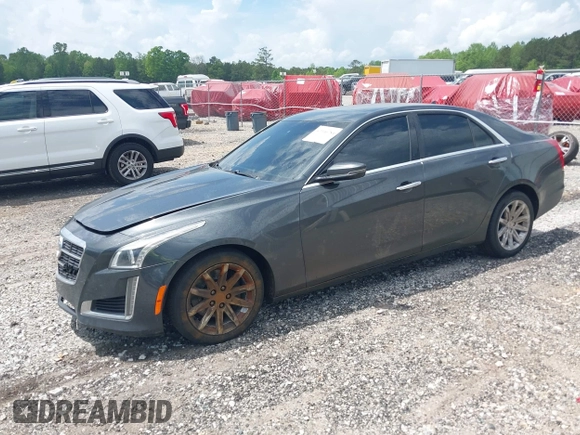 2014 Cadillac CTS Sedan RWD with VIN 1G6AP5SX2E0188411, listed as a IAAI auction lot 42106784 with 151,171 mi miles. Bid and sale history available at carsss.com. Image 2.
