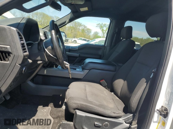 2018 Ford F-150 XL with VIN 1FTFW1E5XJFA09466, listed as a Copart auction lot 55461845 with 123,366 mi miles and Salvage title. Bid and sale history available at DreamBid. Image 7.