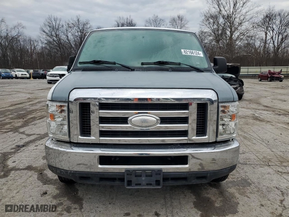 2014 Ford Econoline Wagon XL with VIN 1FBNE3BL5EDA90380, listed as a Copart auction lot 82166124 with 0 mi miles and Salvage Title. Bid and sale history available at carsss.com. Image 5.