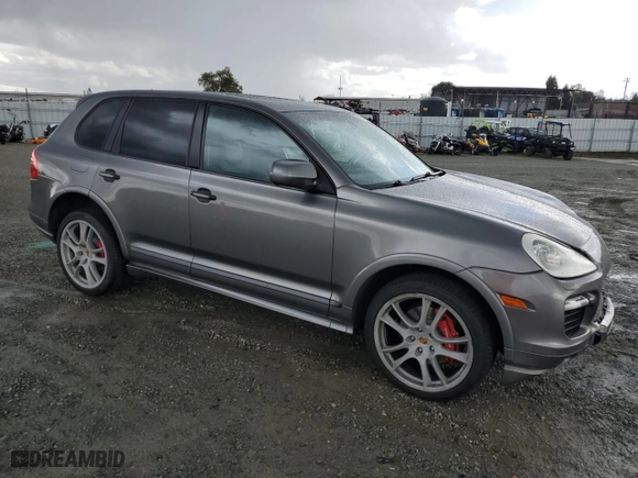 2009 Porsche Cayenne GTS with VIN WP1AD29P59LA60824, listed as a Copart auction lot 49537085 with 102,620 mi miles and Salvage Title. Bid and sale history available at carsss.com. Image 4.