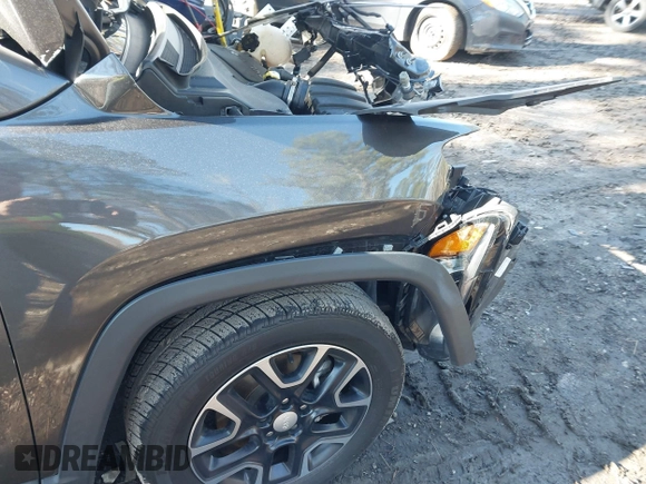 2022 Jeep Compass Latitude with VIN 3C4NJDBB8NT124794, listed as a IAAI auction lot 41817343 with 55,166 mi miles and . Bid and sale history available at DreamBid. Image 6.