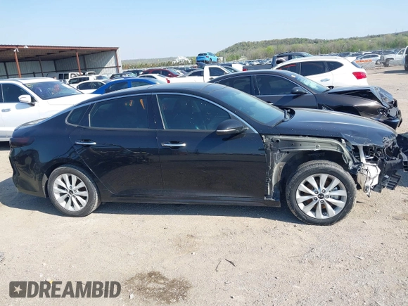 2018 Kia Optima LX with VIN 5XXGT4L36JG220911, listed as a IAAI auction lot 41903062 with 108,080 mi miles. Bid and sale history available at carsss.com. Image 14.