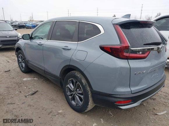 2022 Honda CR-V EX-L with VIN 2HKRW2H87NH637733, listed as a IAAI auction lot 41723047 with 54,670 mi miles. Bid and sale history available at carsss.com. Image 3.
