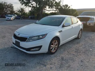 2013 Kia Optima LX with VIN 5XXGM4A77DG116306, listed as a IAAI auction lot 41872854 with 204,101 mi miles and . Bid and sale history available at carsss.com. Image 2.