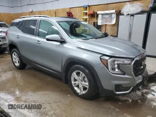 2024 GMC Terrain SLE with VIN 3GKALTEG3RL301983, listed as a Copart auction lot 42674035 with 6,020 mi miles and Salvage Title. Bid and sale history available at DreamBid. Image 4.
