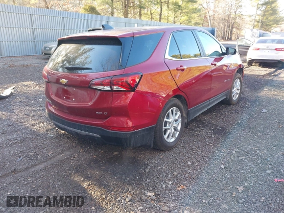 2024 Chevrolet Equinox LT with VIN 3GNAXUEG2RS243562, listed as a IAAI auction lot 41448840 with 3,004 mi miles and . Bid and sale history available at DreamBid. Image 4.