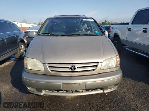 2002 Toyota Sienna LE with VIN 4T3ZF13C52U458553, listed as a Copart auction lot 77957754 with 164,058 mi miles and Salvage Title. Bid and sale history available at carsss.com. Image 5.