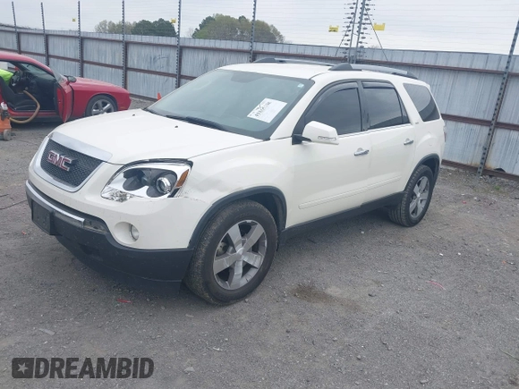 2011 GMC Acadia SLT1 with VIN 1GKKRRED1BJ201468, listed as a IAAI auction lot 41865106 with 210,244 mi miles. Bid and sale history available at carsss.com. Image 2.