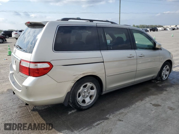 2005 Honda Odyssey TOURING with VIN 5FNRL38805B060623, listed as a Copart auction lot 51703145 with 139,017 mi miles and Salvage Title. Bid and sale history available at carsss.com. Image 3.