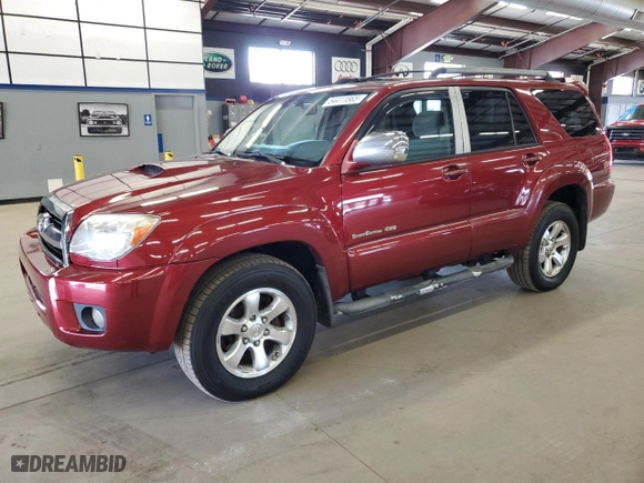 2006 Toyota 4Runner SR5 with VIN JTEBU14R868068449, listed as a Copart auction lot 54411565 with 145,254 mi miles and Clean Title. Bid and sale history available at carsss.com. Image 1.