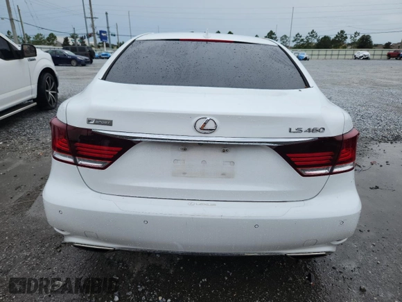 2016 Lexus LS 460 with VIN JTHBL5EF9G5141462, listed as a Copart auction lot 59148345 with 121,060 mi miles and Salvage title. Bid and sale history available at DreamBid. Image 6.