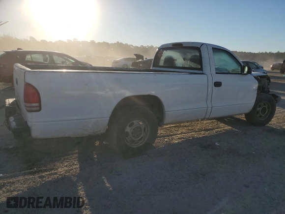 1997 Dodge Dakota with VIN 1B7FL26X1VS197791, listed as a Copart auction lot 88724045 with Not Provided miles and Salvage Title. Bid and sale history available at carsss.com. Image 3.