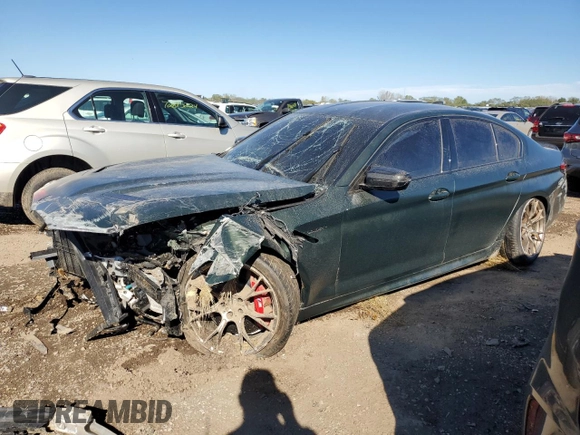 2022 BMW 5 Series with VIN WBS73CH01NCJ52802, listed as a Copart auction lot 73005874 with Not provided miles and Salvage title. Bid and sale history available at DreamBid. Image 1.