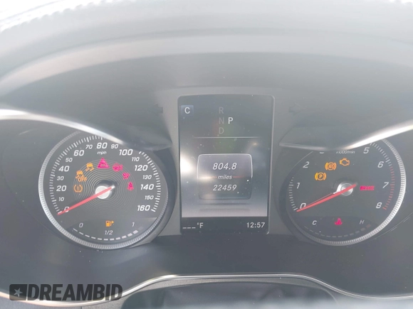 2019 Mercedes-Benz GLC 300 with VIN WDC0G4JBXK1000310, listed as a IAAI auction lot 42668396 with 22,459 mi miles and . Bid and sale history available at DreamBid. Image 7.