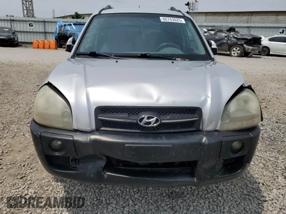 2006 Hyundai Tucson GLS with VIN KM8JN72D46U261840, listed as a Copart auction lot 60743025 with 155,077 mi miles and Salvage title. Bid and sale history available at DreamBid. Image 5.