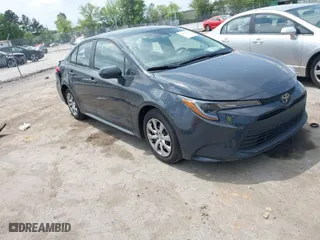 2023 Toyota Corolla LE with VIN 5YFB4MDE7PP024872, listed as a IAAI auction lot 42081981 with 44,563 mi miles. Bid and sale history available at carsss.com. Image 1.
