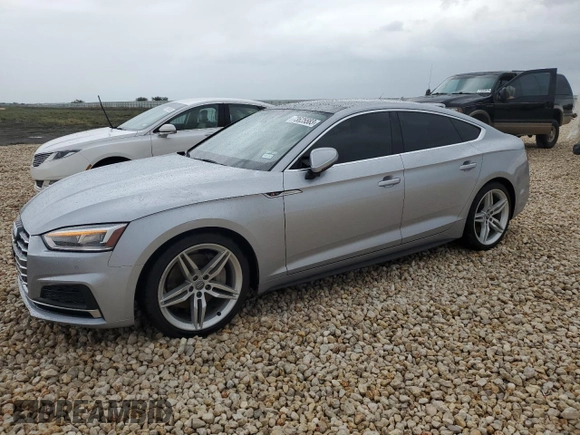 2018 Audi A5 Sportback Premium Plus with VIN WAUENCF59JA051095, listed as a Copart auction lot 73625583 with 66,170 mi miles. Bid and sale history available at carsss.com. Image 1.