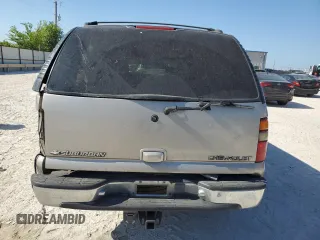 2000 Chevrolet Suburban LT with VIN 3GNFK16T7YG202151, listed as a Copart auction lot 60194814 with 0 mi miles and Salvage Title. Bid and sale history available at carsss.com. Image 6.