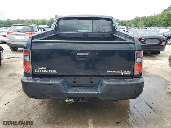 2013 Honda Ridgeline RT with VIN 5FPYK1F26DB013071, listed as a Copart auction lot 64400384 with 128,358 mi miles and Salvage Title. Bid and sale history available at carsss.com. Image 6.