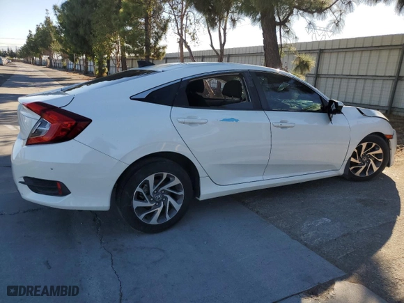 2018 Honda Civic Sedan EX with VIN 2HGFC2F79JH514249, listed as a Copart auction lot 73835523 with 118,565 mi miles and Salvage Title. Bid and sale history available at carsss.com. Image 3.