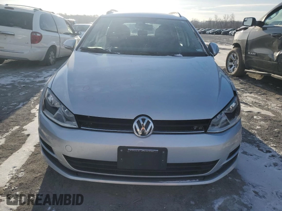 2017 Volkswagen Golf SportWagen S with VIN 3VW017AUXHM538640, listed as a Copart auction lot 37742174 with 102,001 mi miles. Bid and sale history available at carsss.com. Image 5.