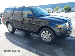 2013 Ford Expedition Limited z VIN 1FMJU2A57DEF14026, wystawiony jako IAAI lot #40861294 z przebiegiem 134 411 mil mil oraz . Historia ofert i sprzedaży dostępna na DreamBid. Obrazek 1.