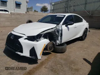 2021 Lexus IS 350 F Sport z VIN JTHGZ1B28M5048491, wystawiony jako Copart lot #51257785 z przebiegiem 44 286 mil mil oraz Szkoda całkowita • Salvage title. Historia ofert i sprzedaży dostępna na DreamBid. Obrazek 1.
