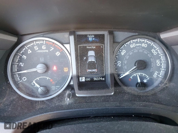 2021 Toyota Tacoma 4WD SR5 with VIN 3TMDZ5BN9MM099787, listed as a Copart auction lot 49717425 with 56,374 mi miles and Salvage Title. Bid and sale history available at carsss.com. Image 9.