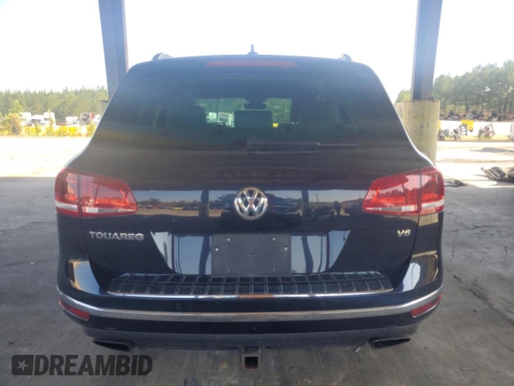 2017 Volkswagen Touareg Sport with VIN WVGEF7BP8HD000237, listed as a Copart auction lot 52714074 with 107,463 mi miles and . Bid and sale history available at DreamBid. Image 6.