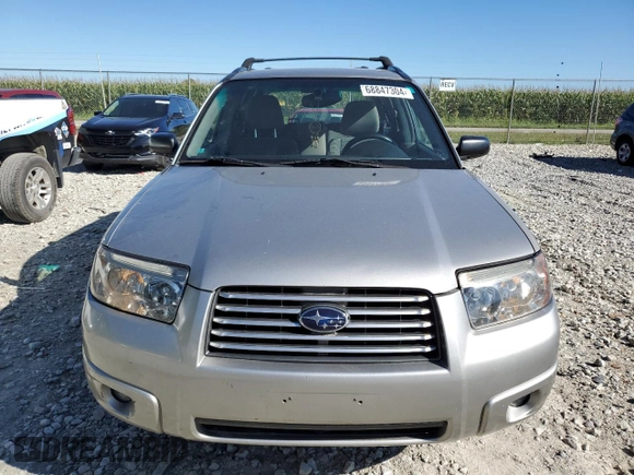2006 Subaru Forester 2.5 X with VIN JF1SG63676H713811, listed as a Copart auction lot 68847304 with 188,256 mi miles and Salvage Title. Bid and sale history available at carsss.com. Image 5.