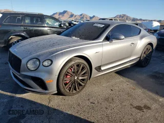 2024 Bentley Continental GT Mulliner with VIN SCBCT2ZG5RC013633, listed as a Copart auction lot 88967235 with 4,190 mi miles and Salvage Title. Bid and sale history available at DreamBid. Image 1.
