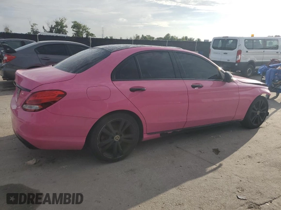 2018 Mercedes-Benz C 300 with VIN WDDWF4JB8JR311193, listed as a Copart auction lot 63587255 with 68,387 mi miles and Clean title. Bid and sale history available at DreamBid. Image 3.