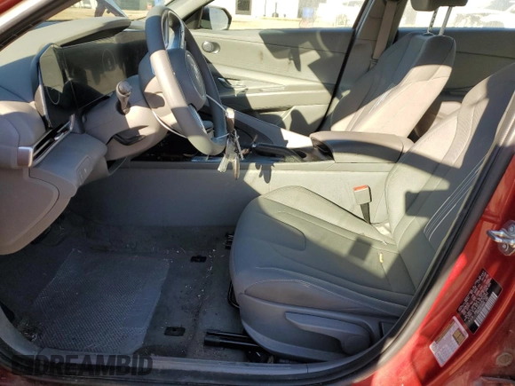 2024 Hyundai Elantra SEL with VIN KMHLM4DGXRU702893, listed as a Copart auction lot 46631995 with 29,294 mi miles and Salvage Title. Bid and sale history available at carsss.com. Image 7.
