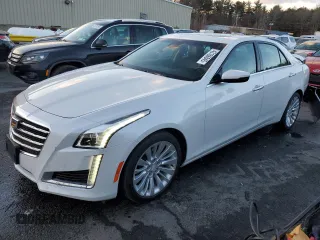 2018 Cadillac CTS Luxury AWD with VIN 1G6AX5SS3J0107401, listed as a Copart auction lot 43166845 with 44,845 mi miles and Salvage Title. Bid and sale history available at DreamBid. Image 1.